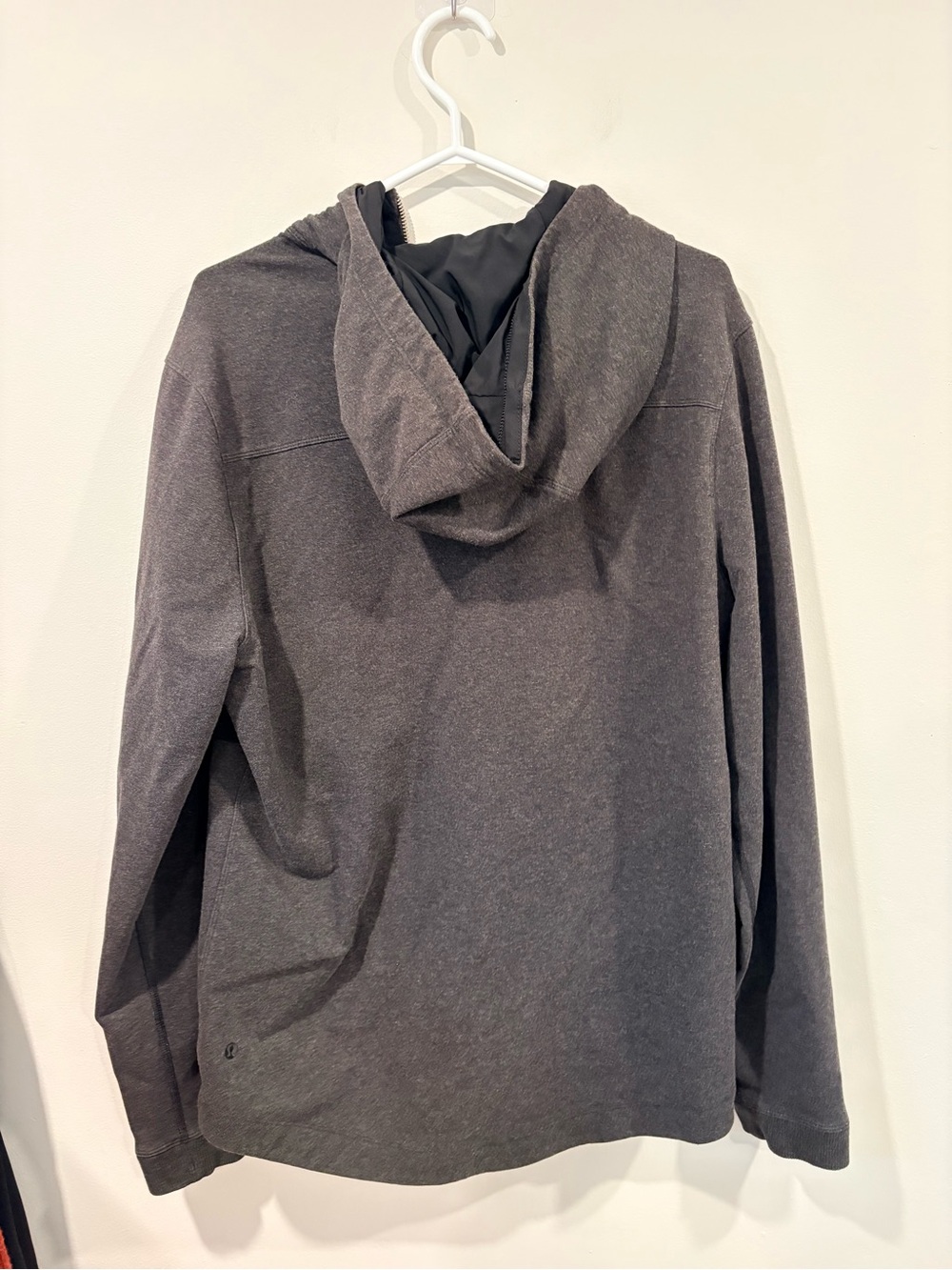 Lululemon Dispatch Hoodie Jacket Heathered Charcoal Black Size Large - Picture 3 of 6